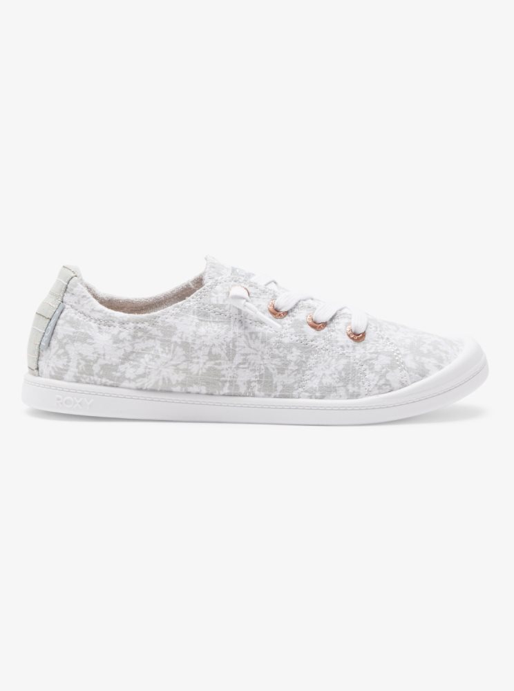 Basket Roxy Bayshore Blanche Vert Femme | YZA-40281798