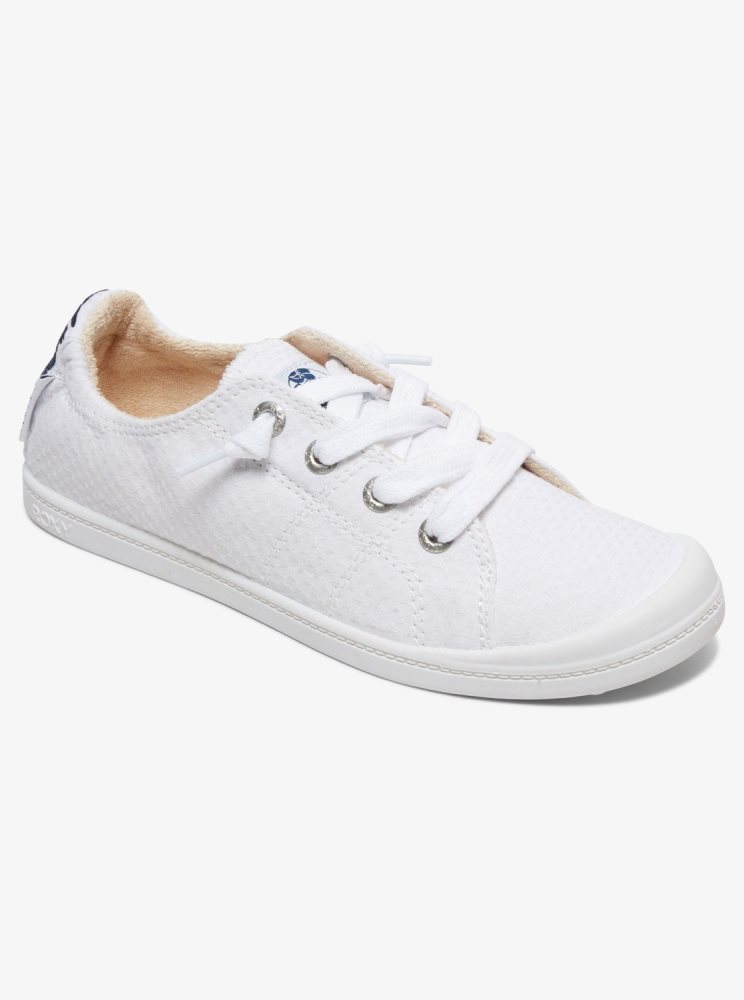 Basket Roxy Bayshore Blanche Femme | NMQ-99041171