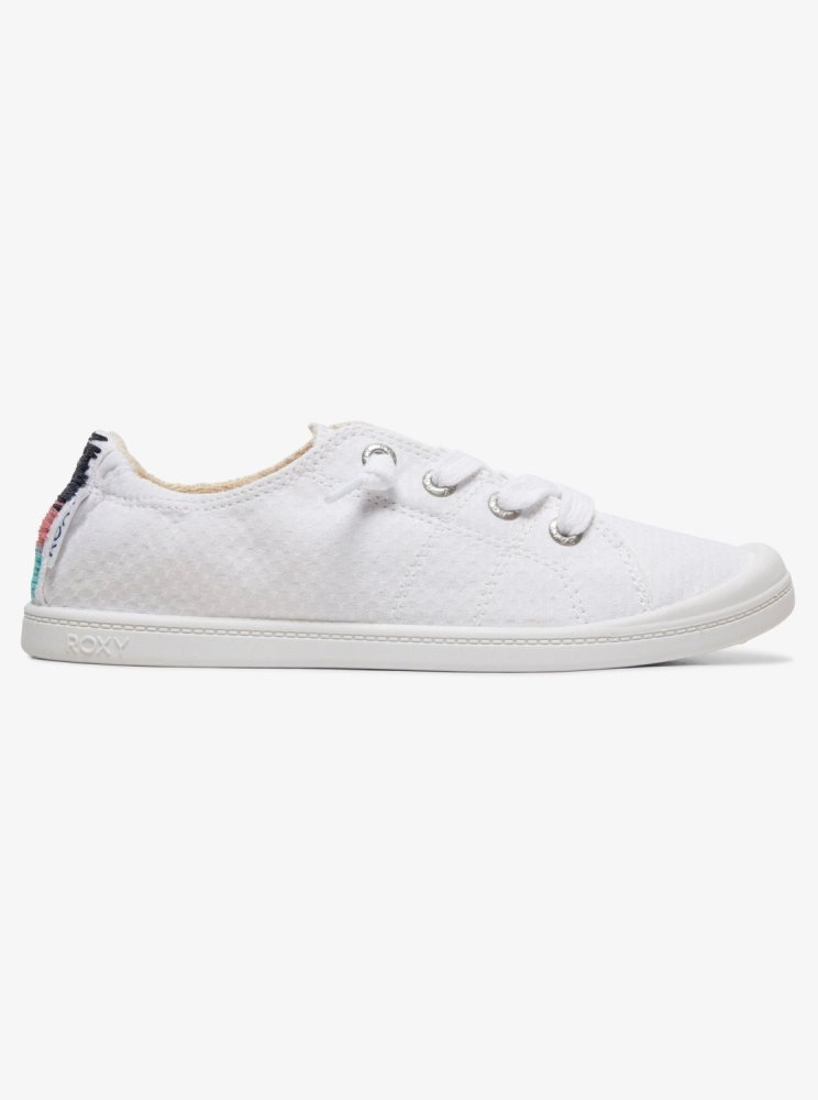 Basket Roxy Bayshore Blanche Femme | NMQ-99041171