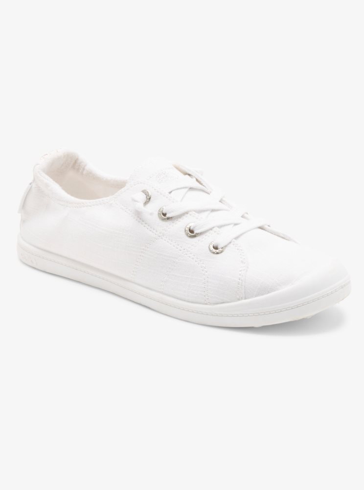 Basket Roxy Bayshore Plus Blanche Femme | WZD-58805902