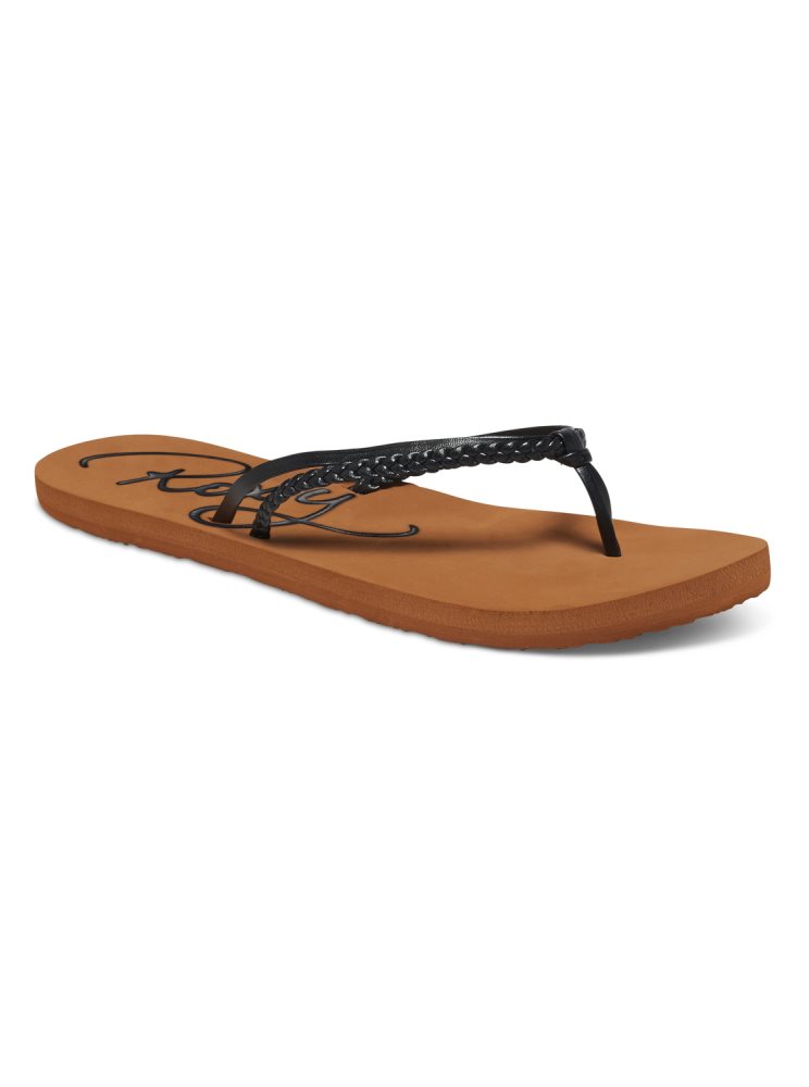 Sandales Roxy Cabo Noir Femme | SXQ-60651394