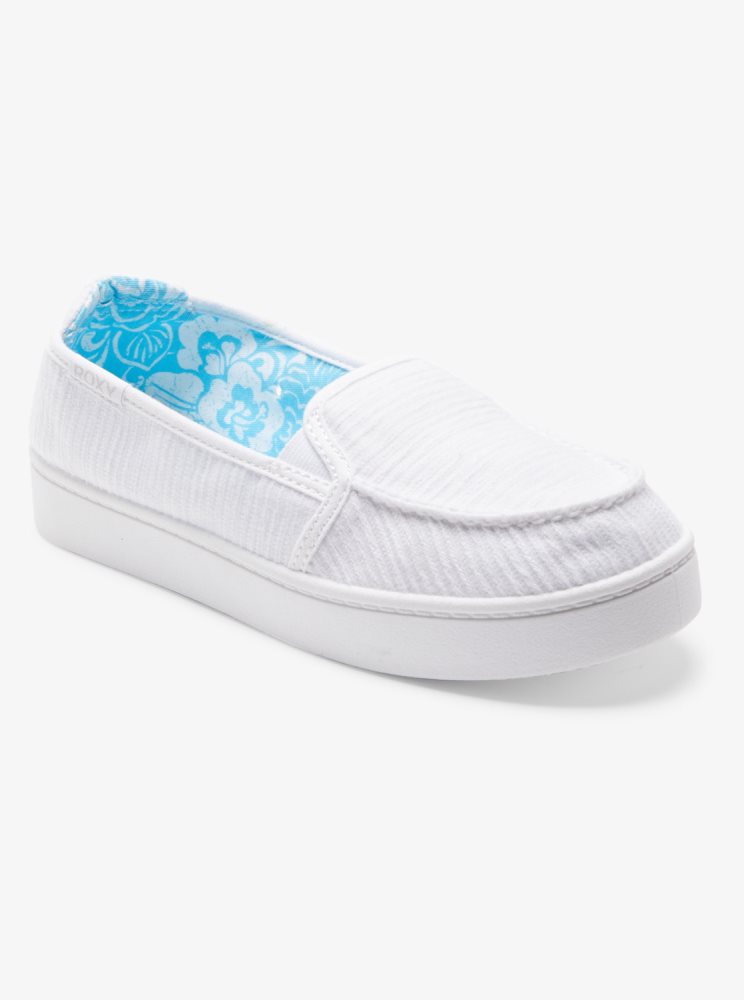 Basket Roxy Minnow Plus Blanche Femme | NGN-94403025