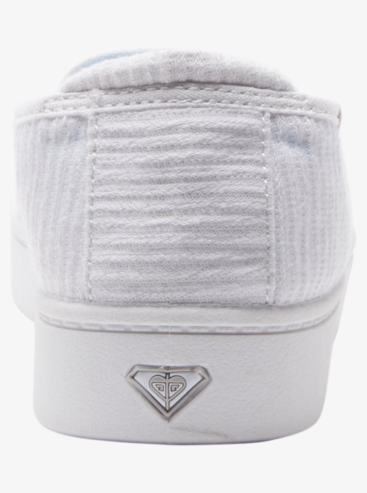 Basket Roxy Minnow Plus Blanche Femme | NGN-94403025