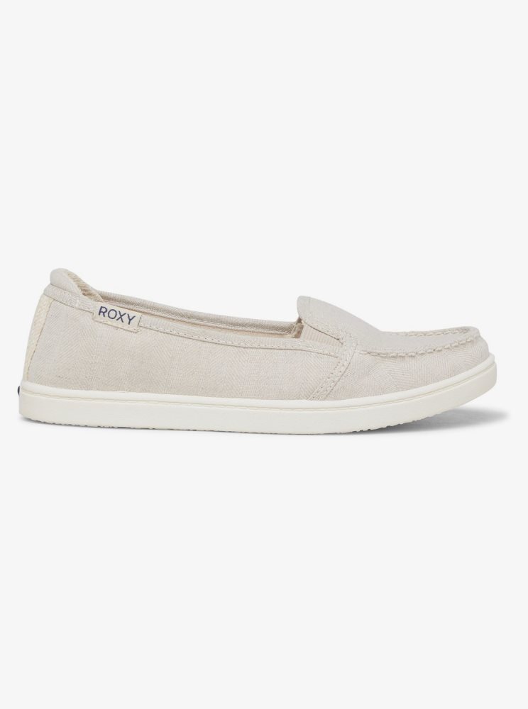 Slip On Roxy Minnow Beige Femme | FWK-55139097