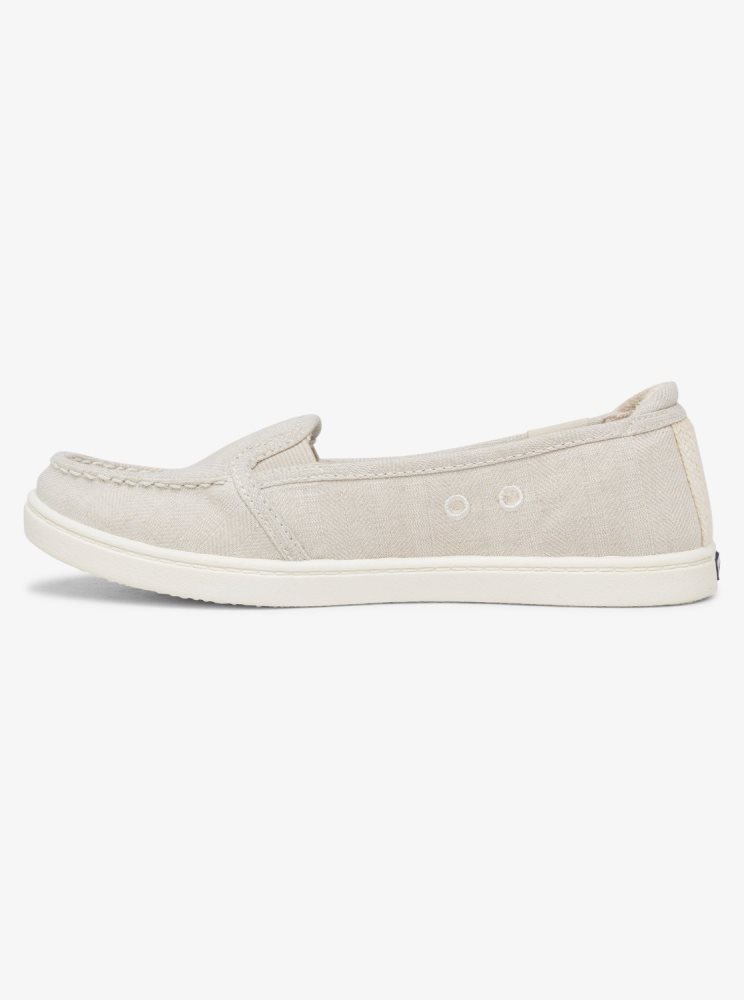 Slip On Roxy Minnow Beige Femme | FWK-55139097