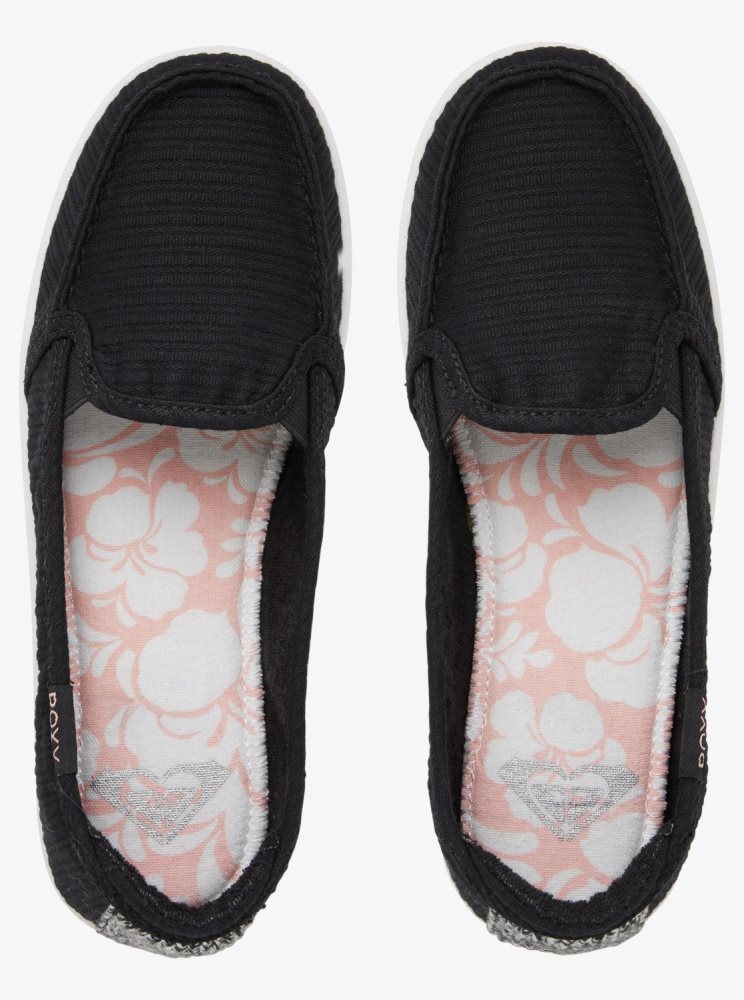 Slip On Roxy Minnow Noir Femme | ISD-29535919