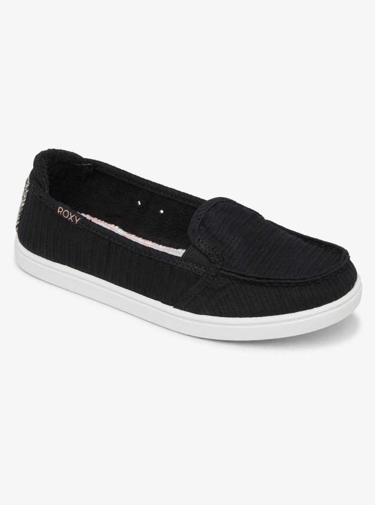 Slip On Roxy Minnow Noir Femme | ISD-29535919