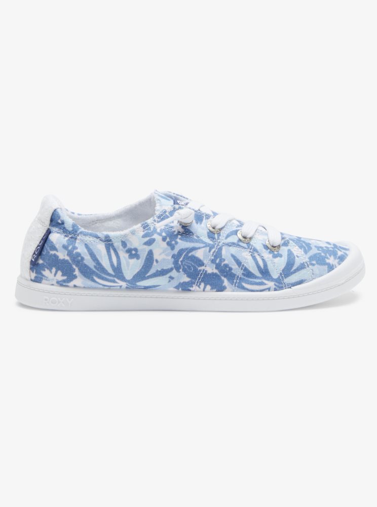 Basket Roxy Bayshore Bleu Blanche Femme | AYC-23417890