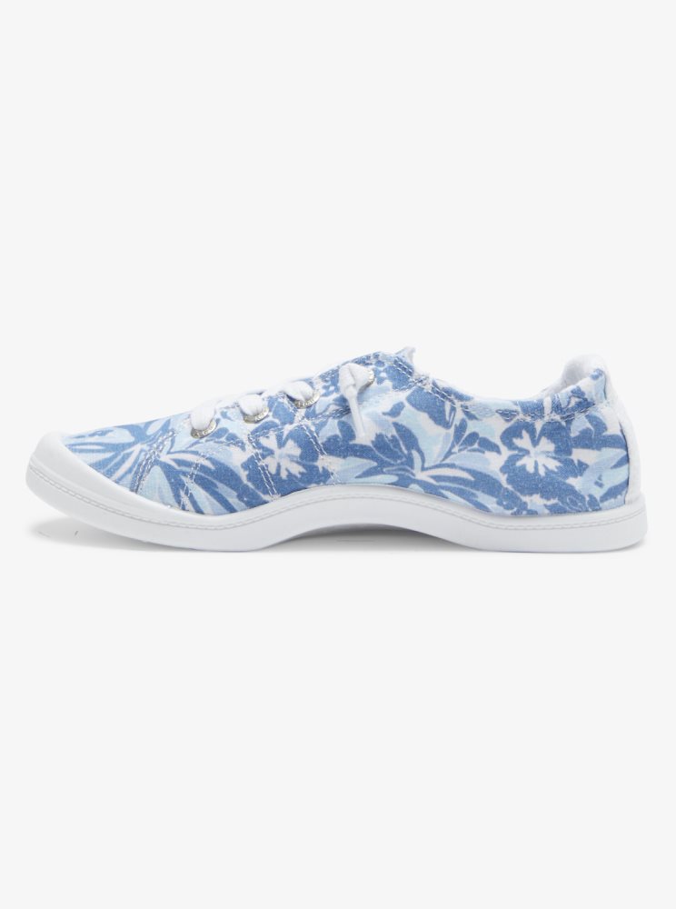 Basket Roxy Bayshore Bleu Blanche Femme | AYC-23417890