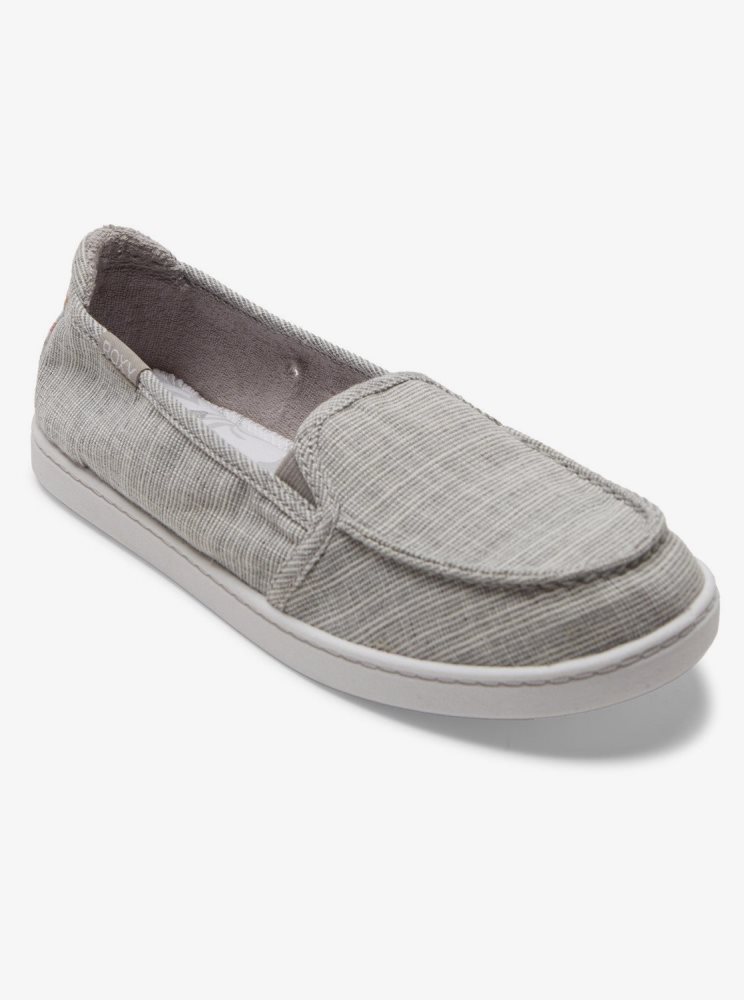 Slip On Roxy Minnow Grise Femme | NHN-10375310