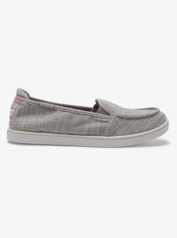 Slip On Roxy Minnow Grise Femme | NHN-10375310