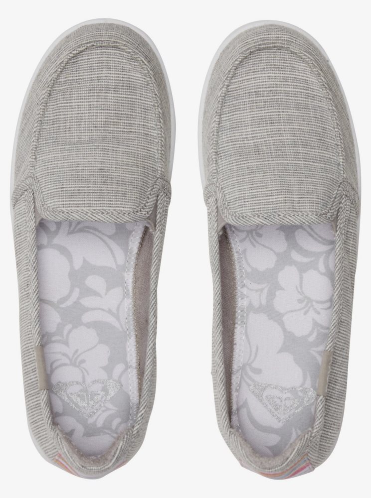 Slip On Roxy Minnow Grise Femme | NHN-10375310