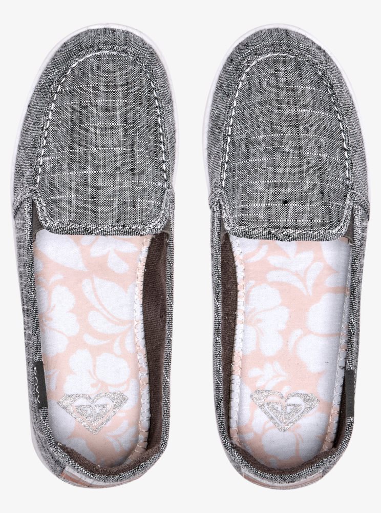 Slip On Roxy Minnow Noir Lavage Femme | NUI-90286828