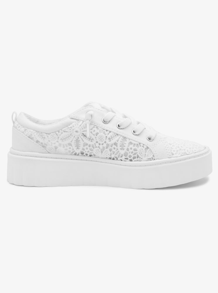 Slip On Roxy Sheilahh Grise Blanche Femme | GNF-61864810