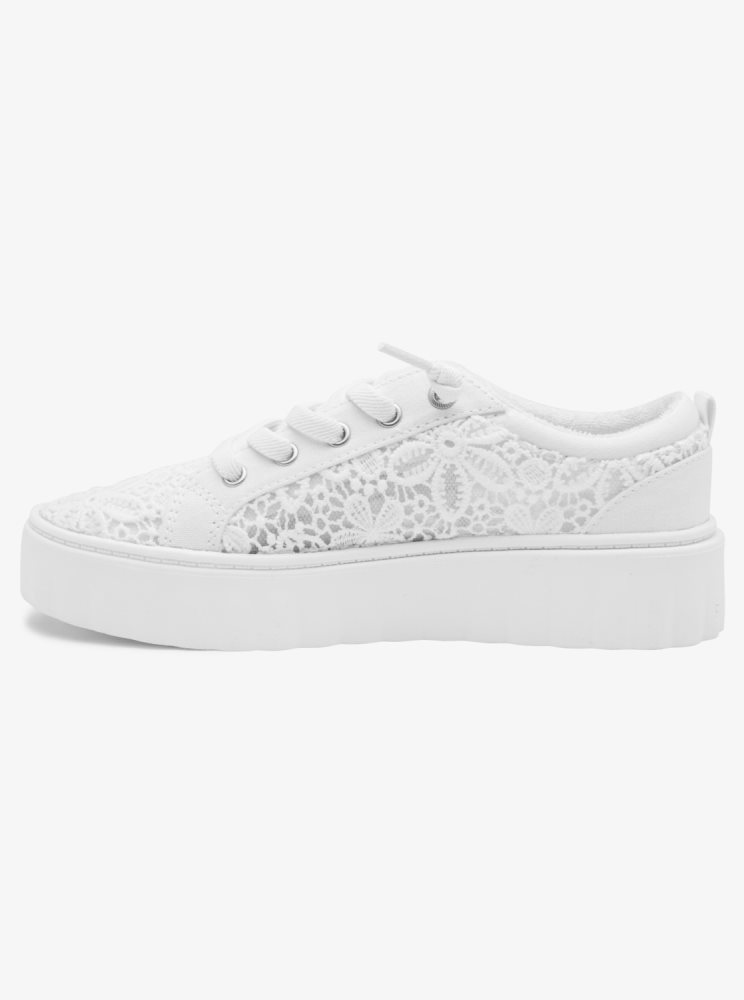 Slip On Roxy Sheilahh Grise Blanche Femme | GNF-61864810