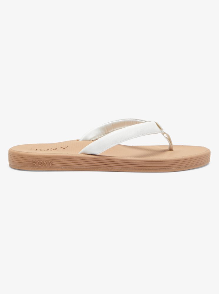 Sandales Roxy Solana Blanche Femme | AXU-75445907