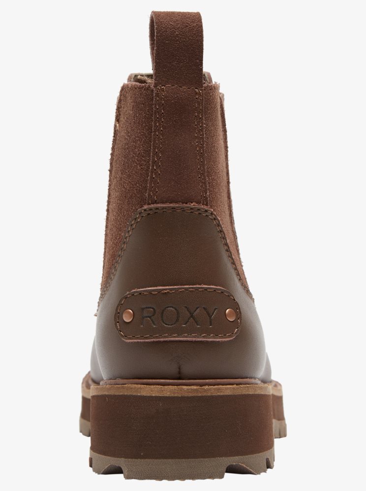 Bottes Roxy Marren Chelsea Marron Femme | JZF-13412243