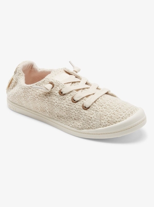 Basket Roxy Bayshore Marron Blanche Femme | YBZ-29496050