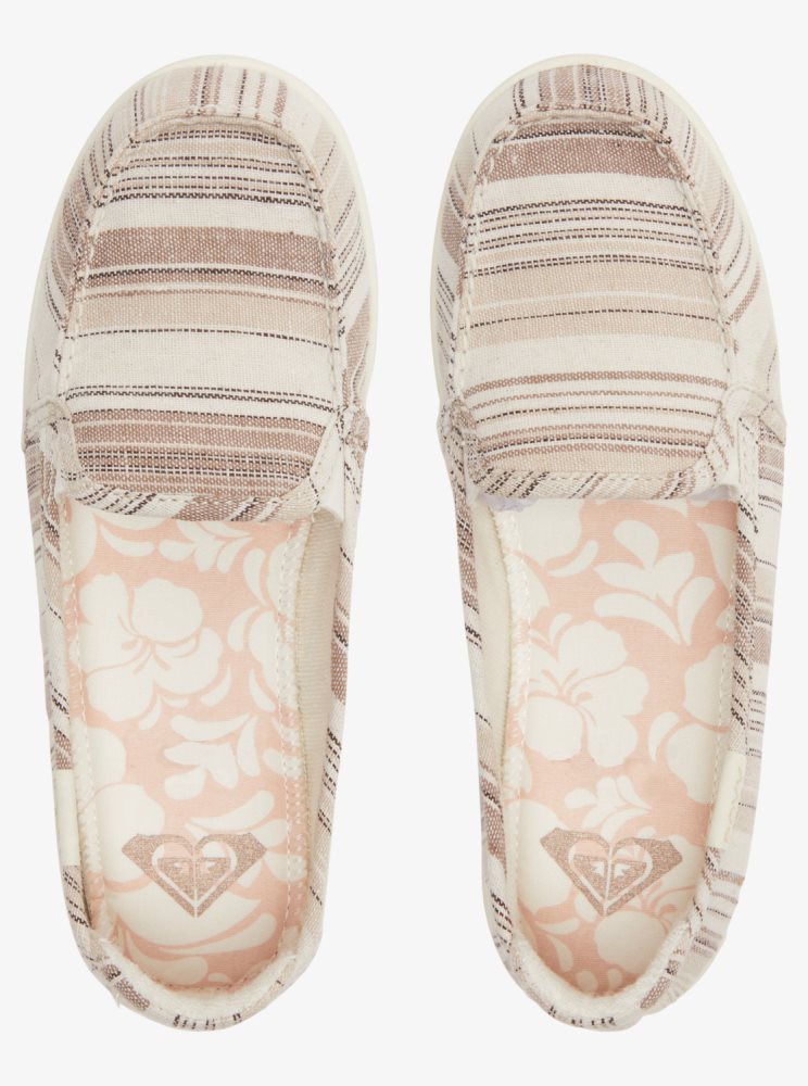 Slip On Roxy Minnow Marron Femme | TQC-08156585