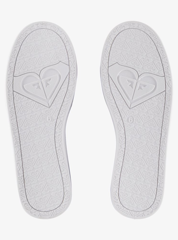 Slip On Roxy Minnow Noir Blanche Femme | RUE-75608824