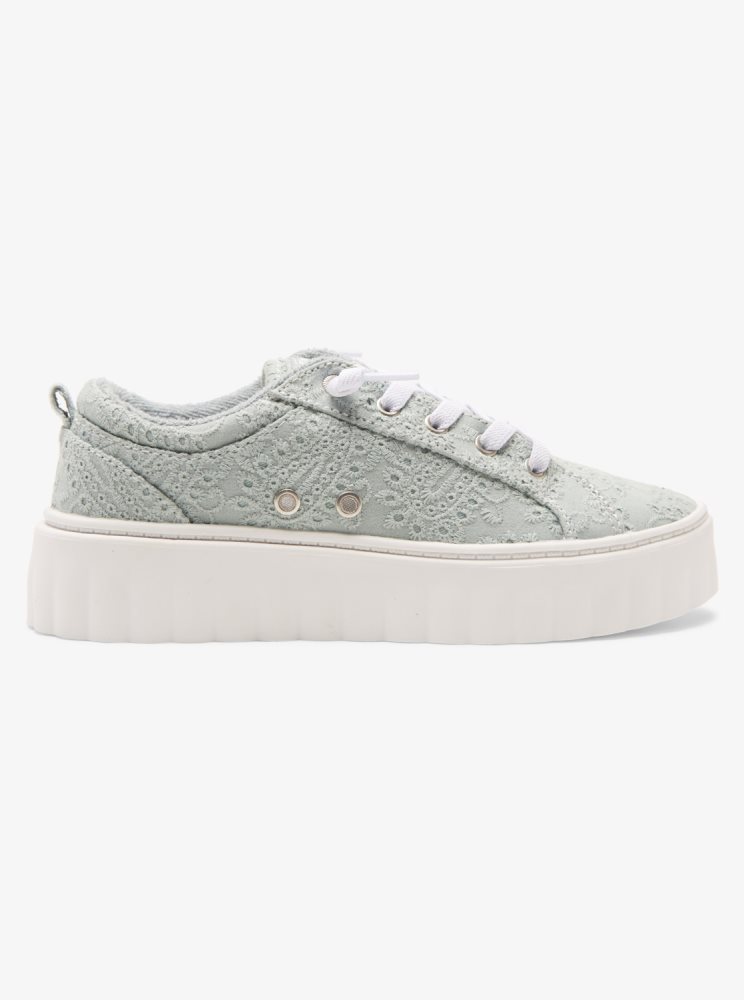 Slip On Roxy Sheilahh Vert Olive Femme | JKJ-36948929