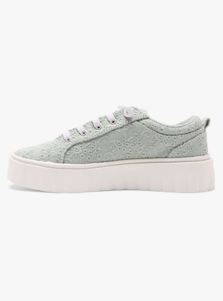 Slip On Roxy Sheilahh Vert Olive Femme | JKJ-36948929