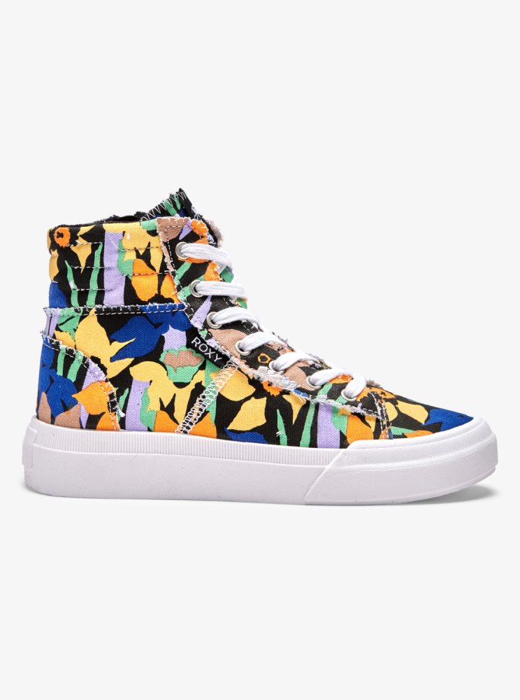 Basket Roxy Rae Mid-Top Noir Femme | GPO-61275146