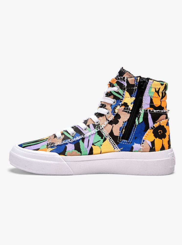 Basket Roxy Rae Mid-Top Noir Femme | GPO-61275146