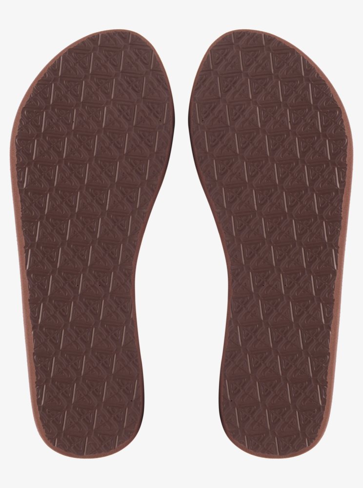 Sandales Roxy Viva Hi Chocolat Femme | GIE-26307191