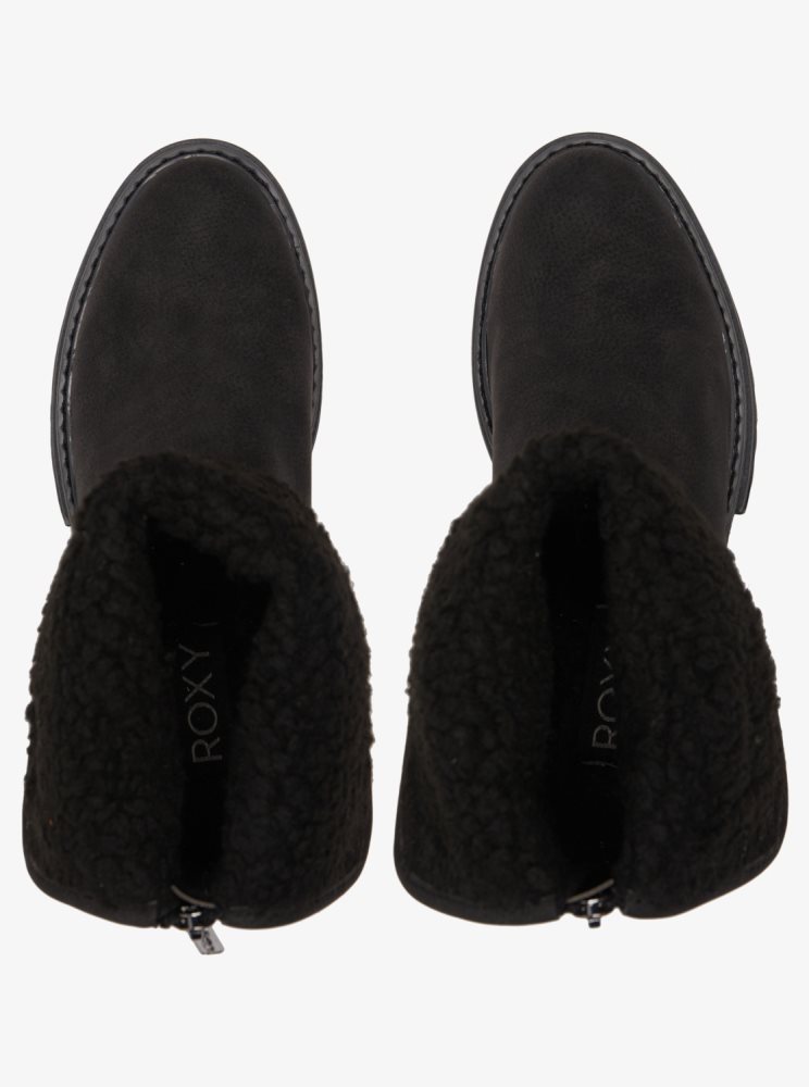 Bottes Roxy Fall Slip-On Noir Femme | ICZ-74345272