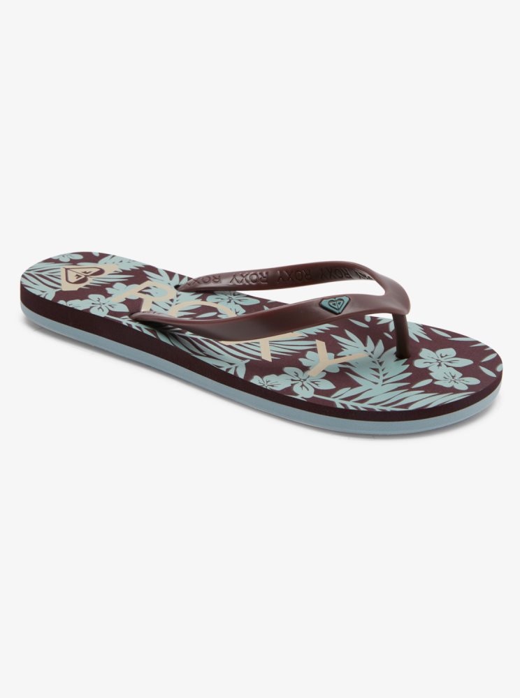 Tong Roxy Tahiti Chocolat Femme | NHN-45407169