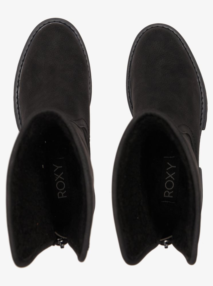 Bottes Roxy Fall Slip-On Noir Femme | ICZ-74345272