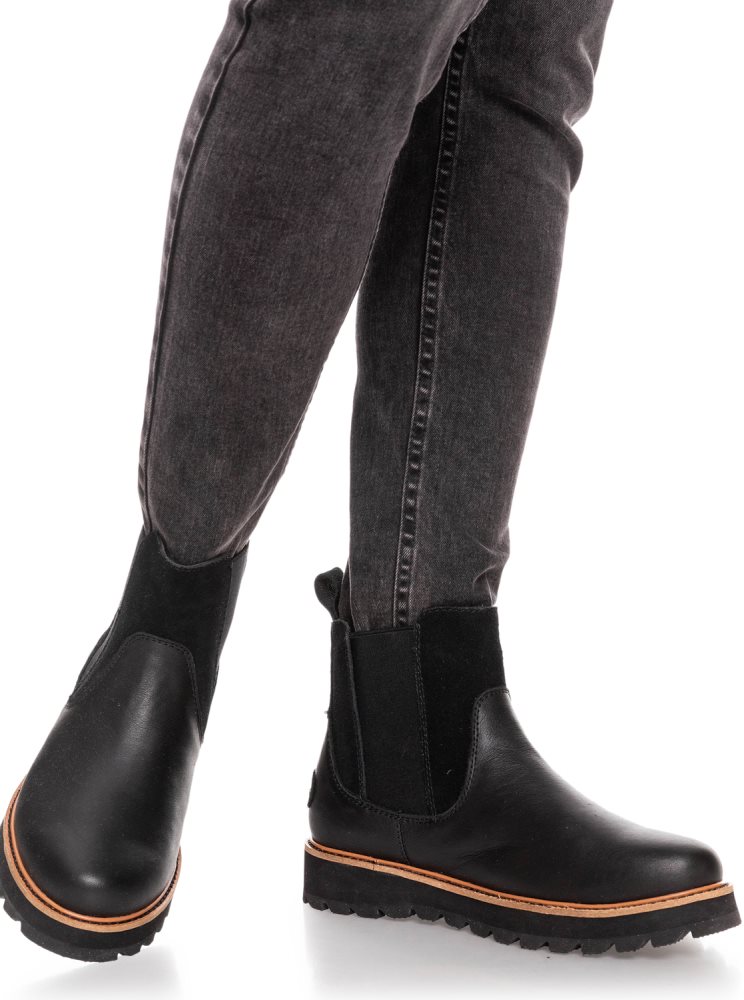 Bottes Roxy Marren Chelsea Noir Femme | RYB-66896507