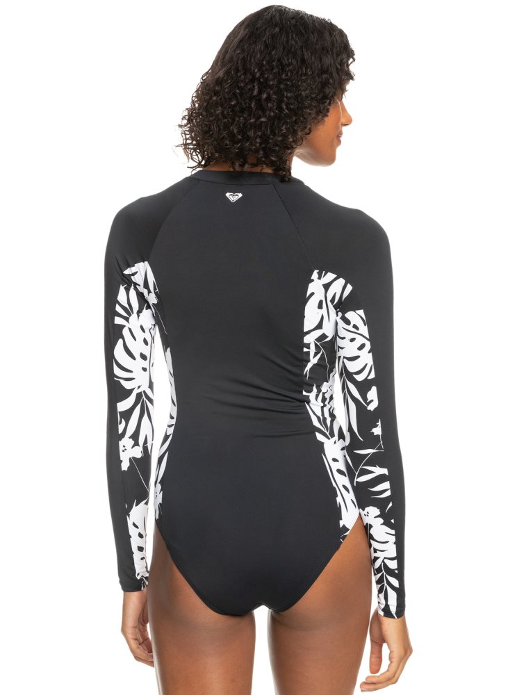 Maillots De Bain Roxy Onesie Long Sleeve Grise Foncé Femme | IRT-53858173