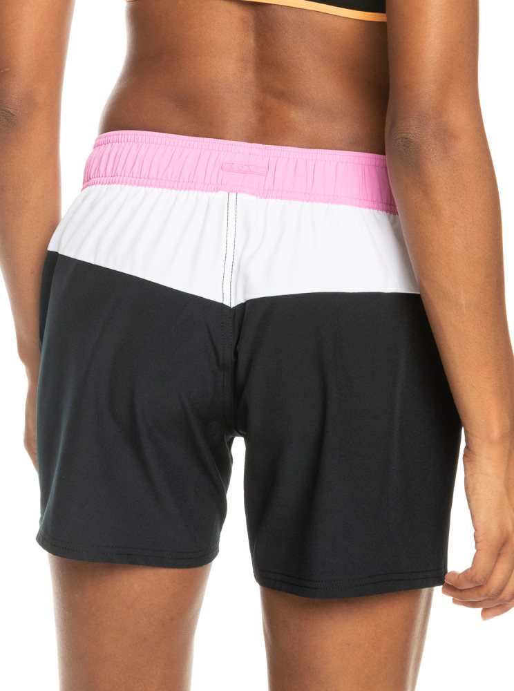 Shorts De Bain Roxy Sea Active Grise Foncé Femme | JCP-91825503