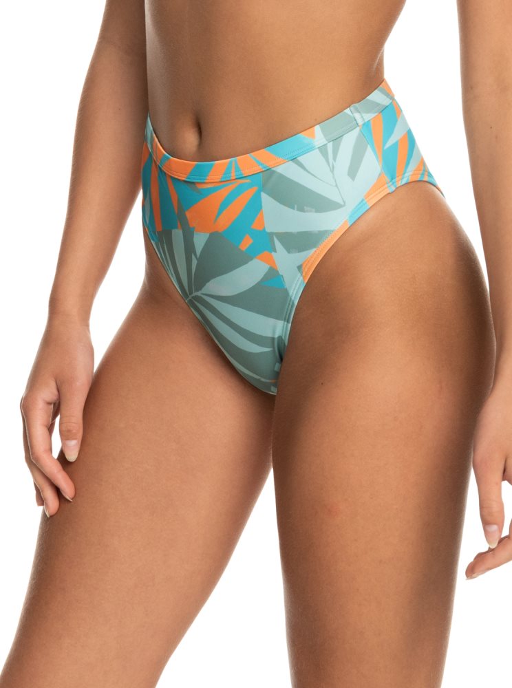 Bas De Bikini Roxy Pro The Backside Moderate Bleu Femme | EII-37743503