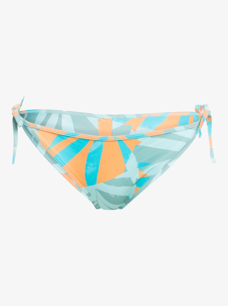 Bas De Bikini Roxy Pro The Tie Claquette Cheeky Bleu Femme | UIC-34686723