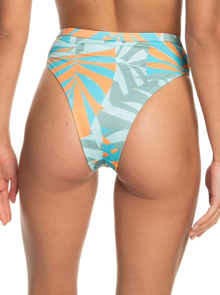 Bas De Bikini Roxy Pro The Backside Moderate Bleu Femme | EII-37743503