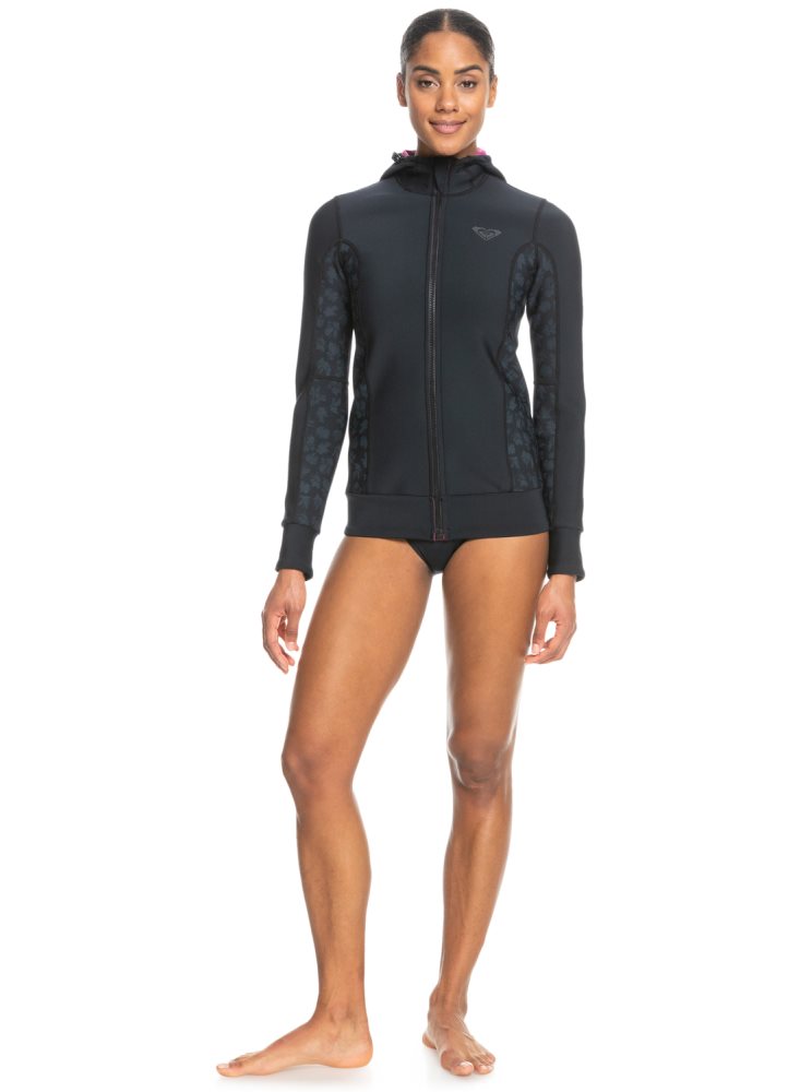 Combinaison En Néoprène Roxy 1mm Swell Series Noir Femme | NFH-02313509