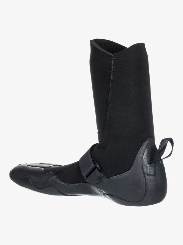 Bottes Roxy 5mm Swell Round Embout Wetsuit Noir Femme | LHW-46673153