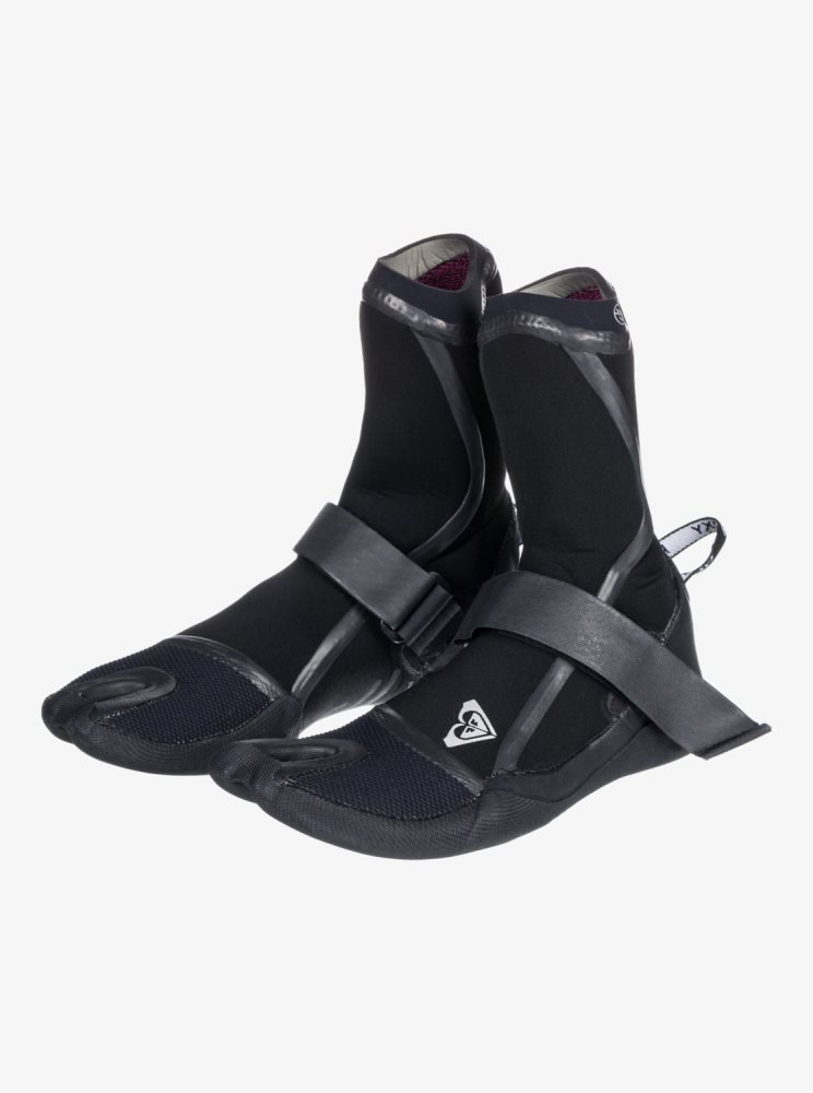 Bottes Roxy 3mm Elite Split Embout Wetsuit Noir Femme | TCI-95338241