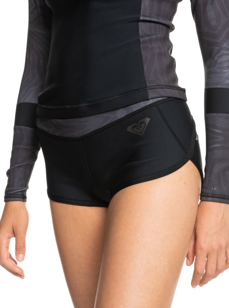 Shorts De Bain Roxy 1mm Syncro Noir Femme | BPE-40502137