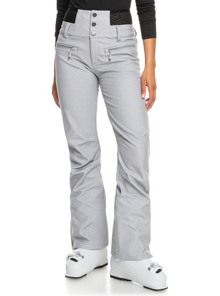 Pantalon Ski Roxy Rising High Shell Grise Femme | GIP-27745306