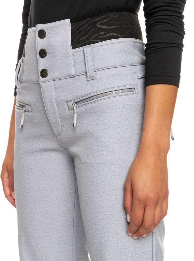 Pantalon Ski Roxy Rising High Shell Grise Femme | GIP-27745306