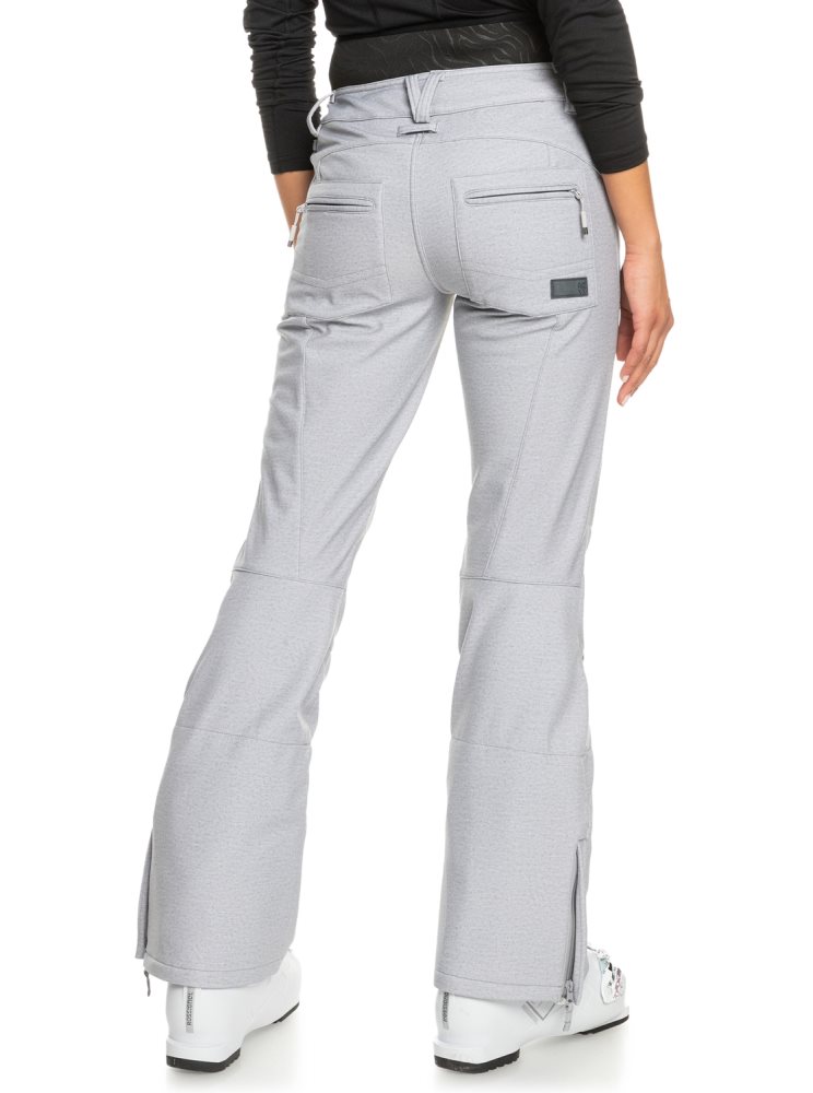 Pantalon Ski Roxy Rising High Shell Grise Femme | GIP-27745306