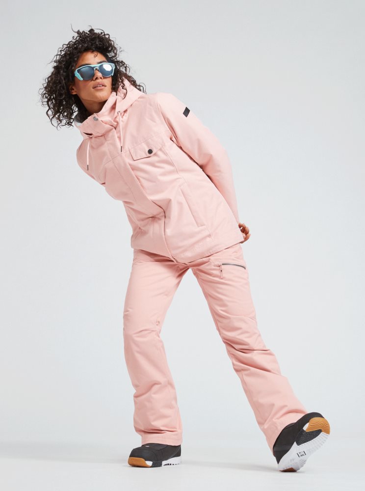 Pantalon Ski Roxy Nadia Insulated Rose Femme | QHK-31516309