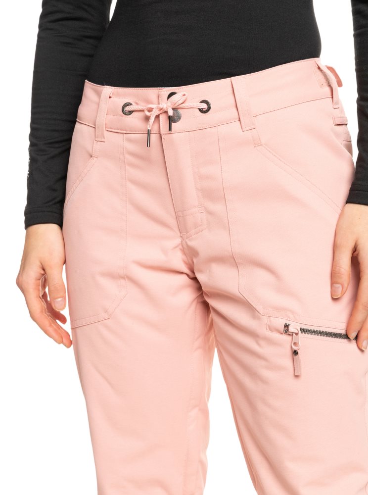 Pantalon Ski Roxy Nadia Insulated Rose Femme | QHK-31516309