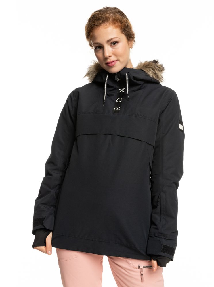 Veste De Ski Roxy Shelter Insulated Noir Femme | CJJ-02486493