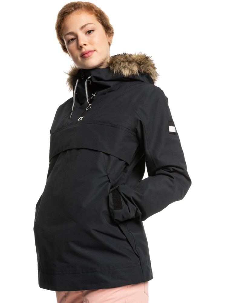 Veste De Ski Roxy Shelter Insulated Noir Femme | CJJ-02486493