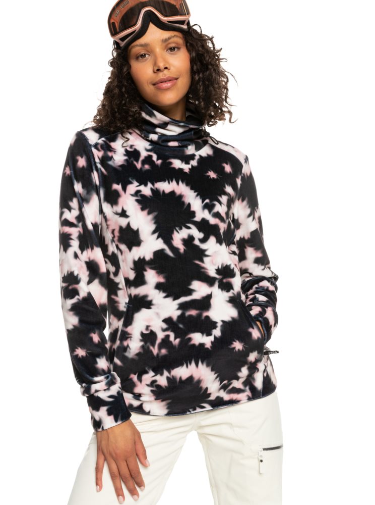 Vestes Roxy Deltine Fleece Pullover Noir Femme | LCI-27950182